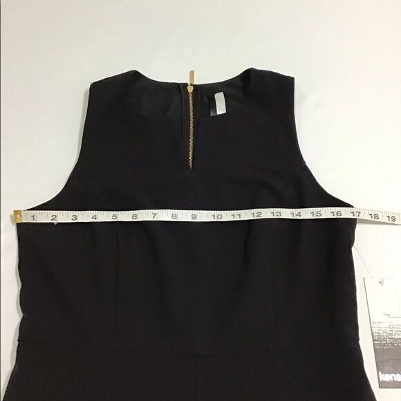 Kensie Black Sleeveless Flare Dress NWT Sz M - Picture 8 of 11